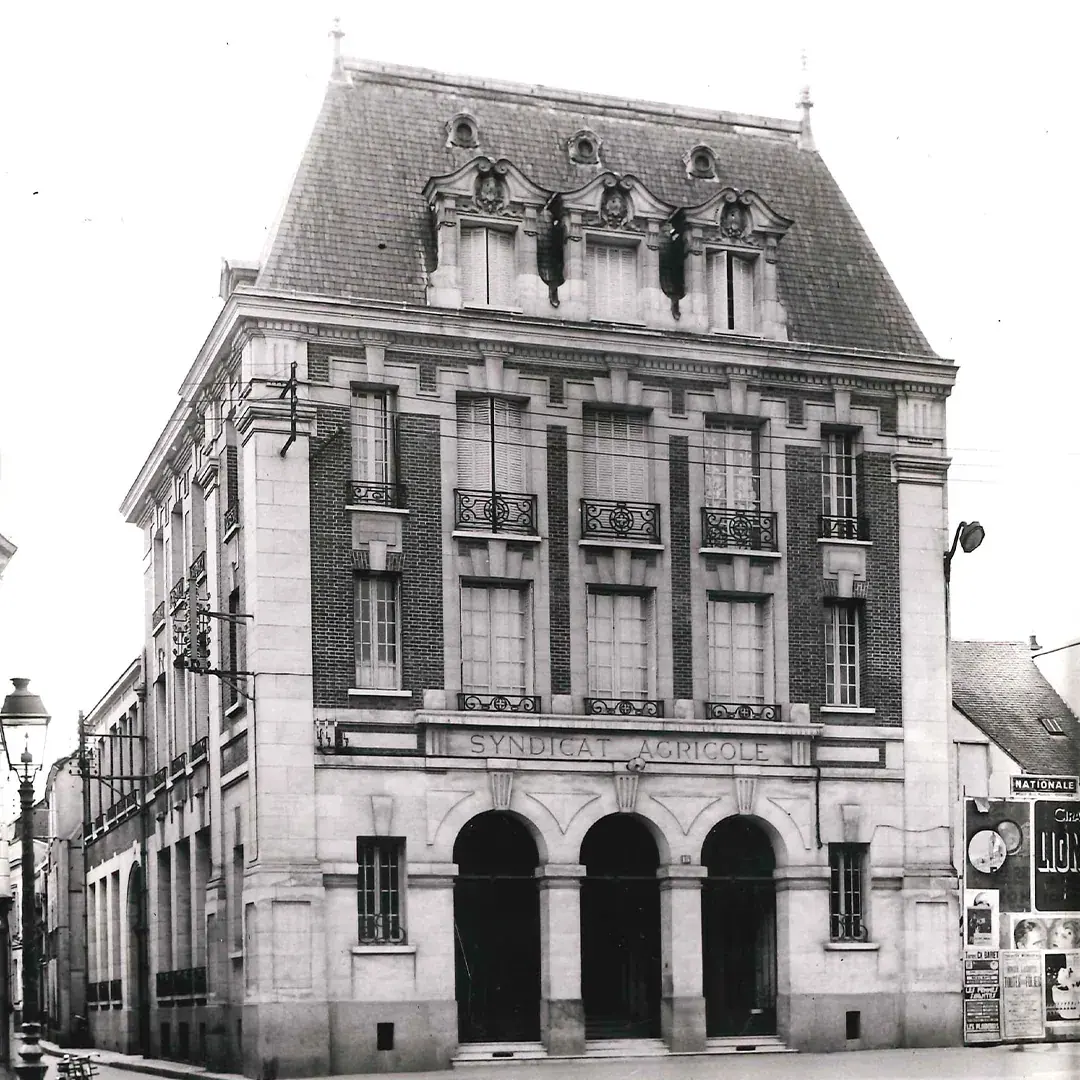 Photo d'époque du syndicat agricole 